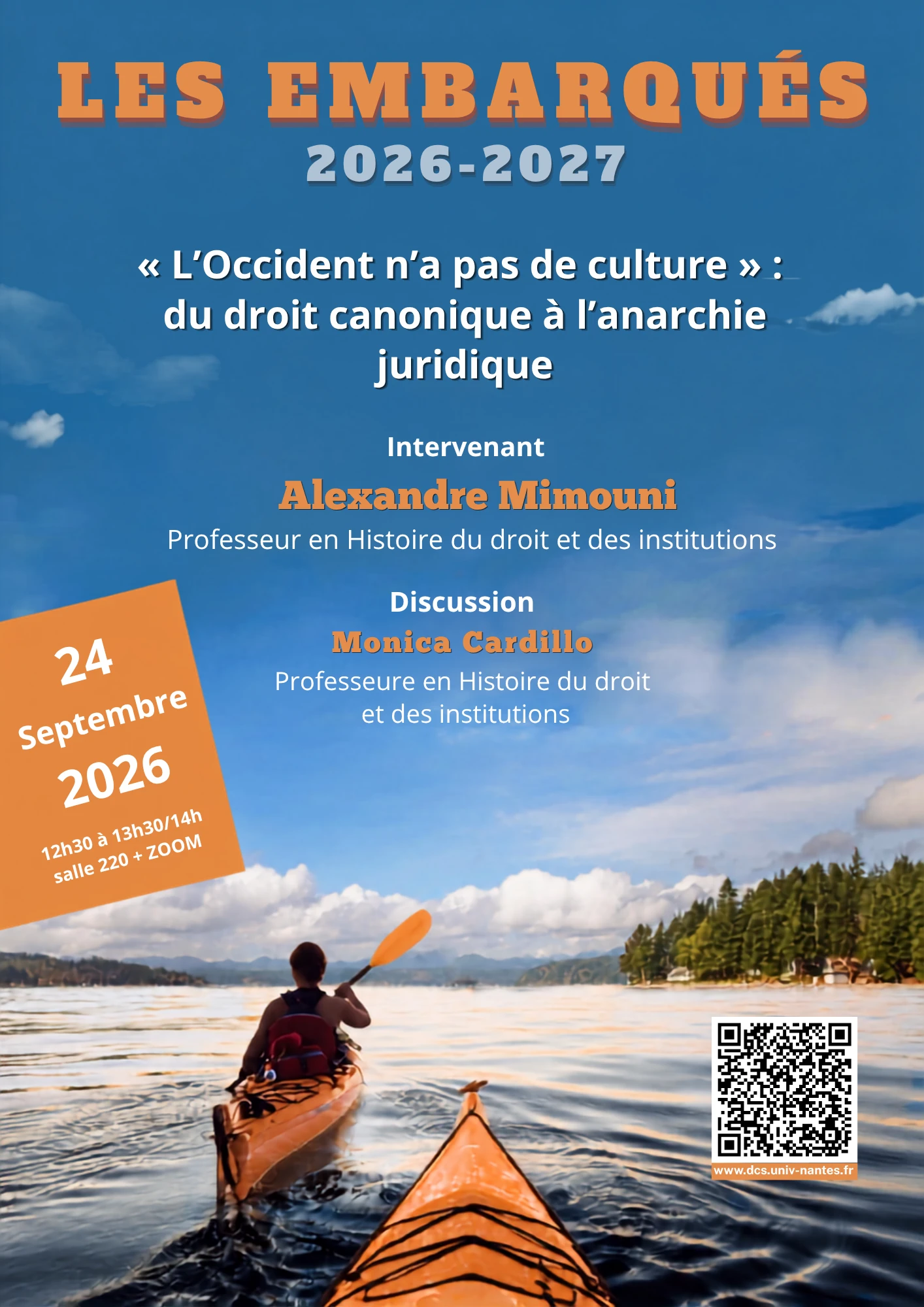 Les embarqués 2026-2027 Mimouni 24 sept 2026