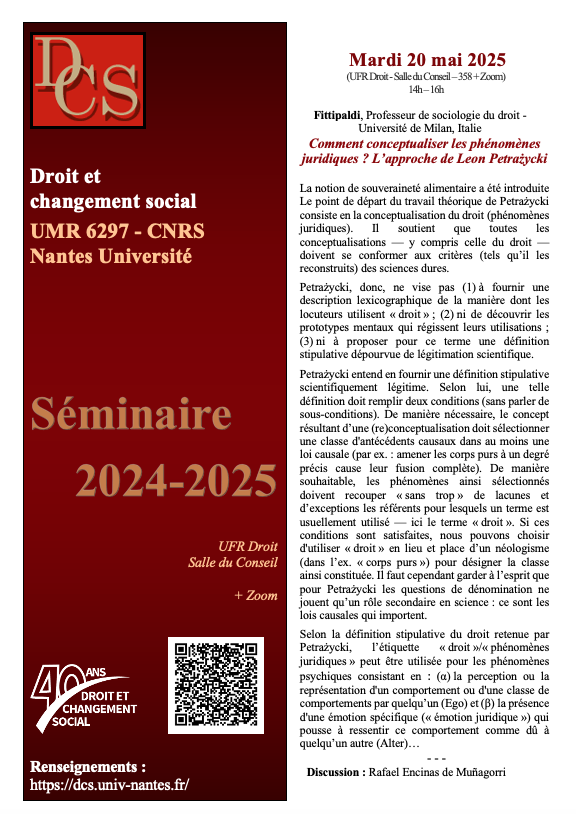 séminaire général DCS 2024-2025 Fittipaldi